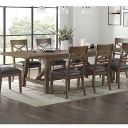 Oakdale 9-piece Dining Table Set New 