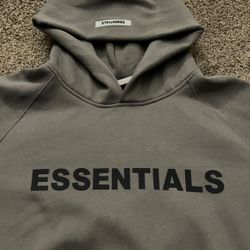 Grey Essentials Hoodie Size M