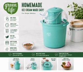 GreenLife 1.5 Qt Ice Cream Maker 🍦🍨