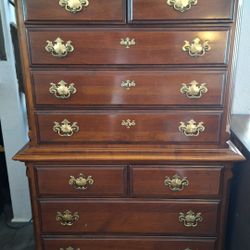 Lexington Solid Wood Tall Dresser - 9 Drawers