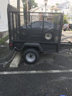 Metal Transport Box Trailer