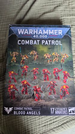 Warhammer 40k  blood angels combat patrol (built/primed)