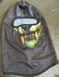 Tiger or wolf fang face mask