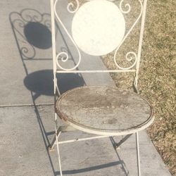 Vintage Chair Plant Stand