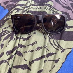 Brown Raybans Sunglasses 