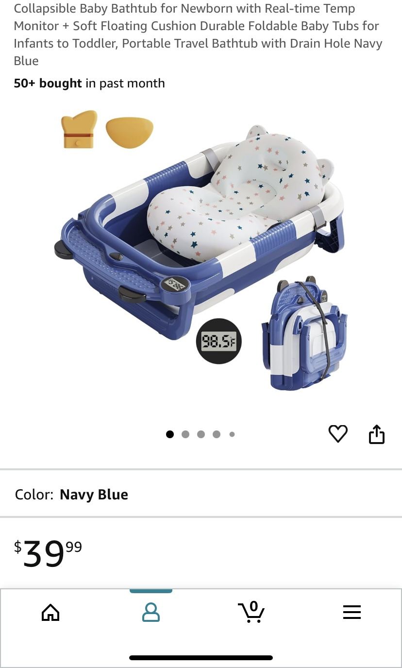 New Baby Foldable Bathtub