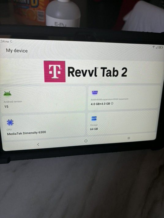 tablet like new t mobile revvl tab 2