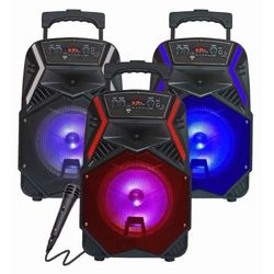 TOPTECH Angel-8 Portable 8" Bluetooth Party Speaker with LED Lights and Remote

44.99