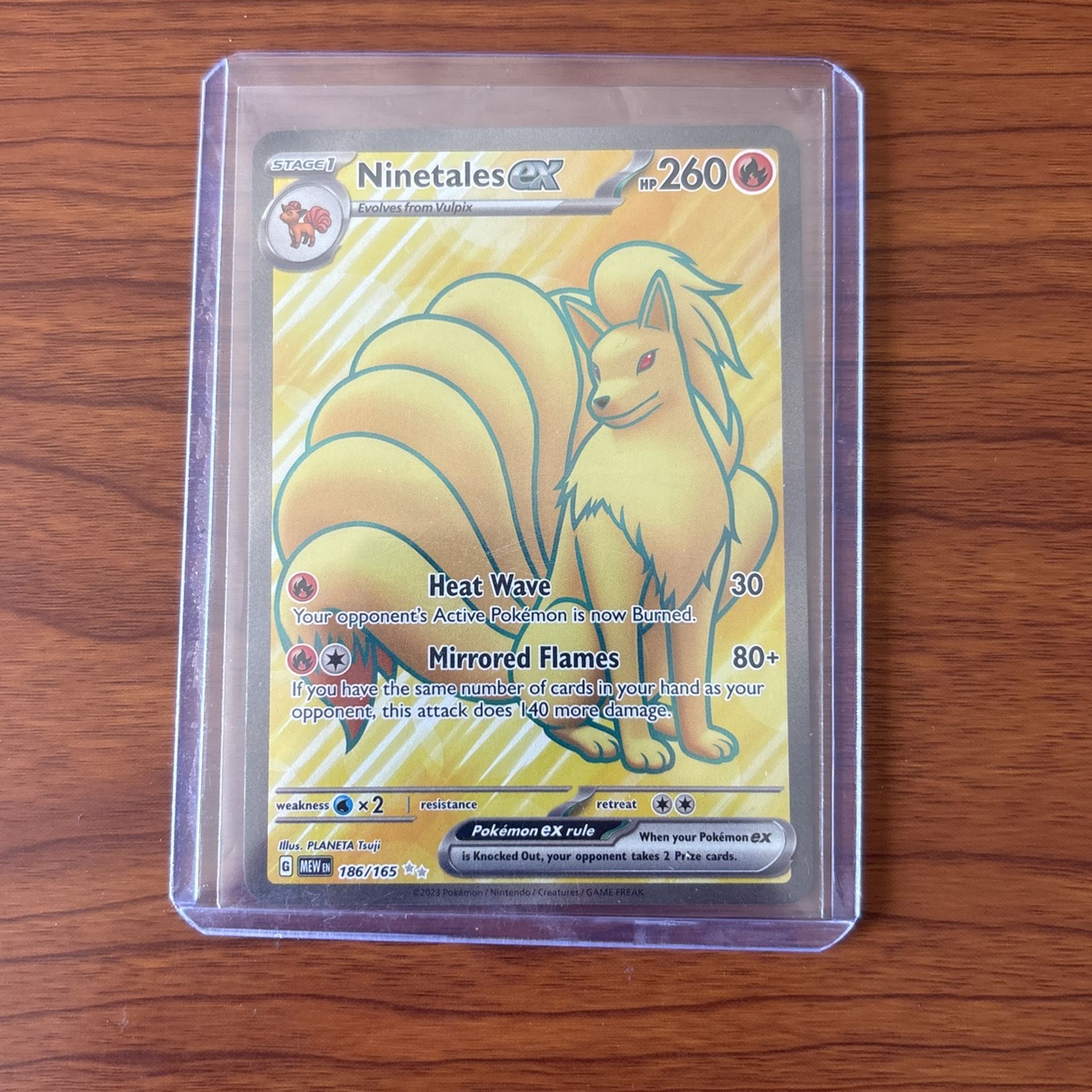 Pokemon Ninetales Ex Full Art