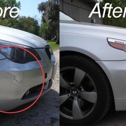 Rust Dents And Scratches And Put On New Car Parts 