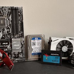 Motherboard, GPU, PSU, SSD, NVME Bundle