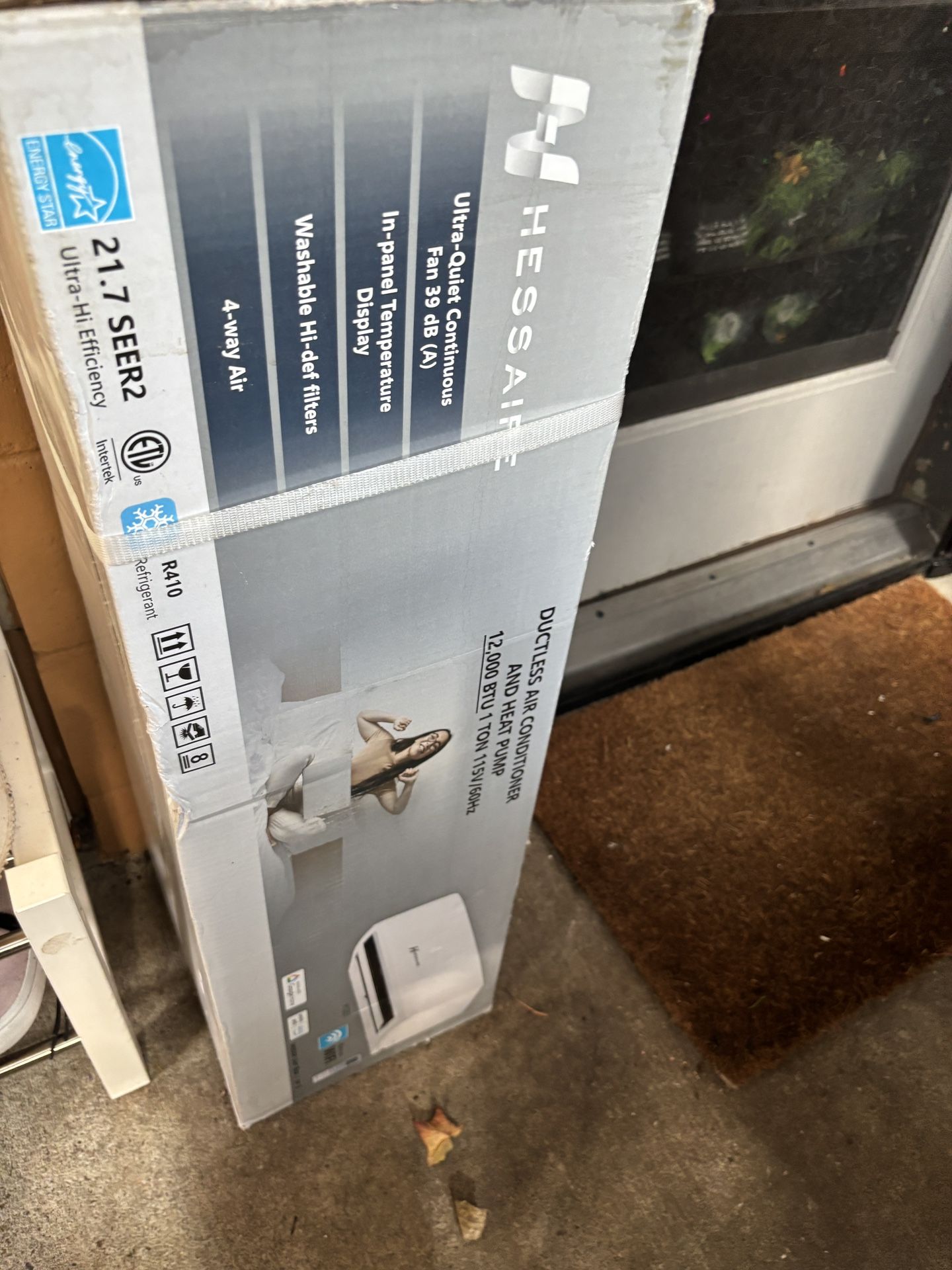 Hessaire 12,000 BTU Mini Split – Indoor Unit Only – Brand New in Box