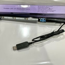 Portable LED UV Disinfection Lamp / Light Sanitizer 18”