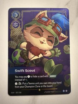 Teemo, Swift Scout (Overnumbered) #307/298