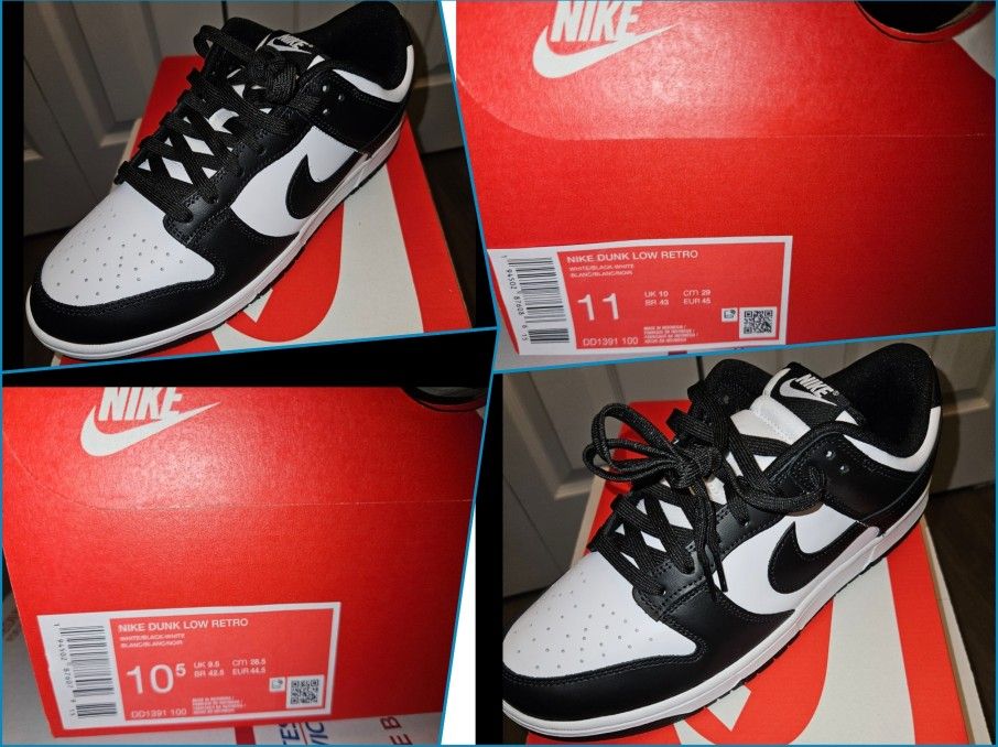 Nike Panda Dunks Brand New ($90 Each)