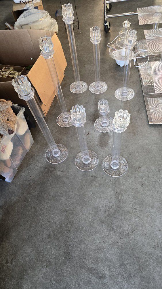 Cake Stand Glass Candle Votive Set 8 Tier!