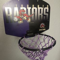 Mini Basketball Hoop With Ball, Toronto Raptors