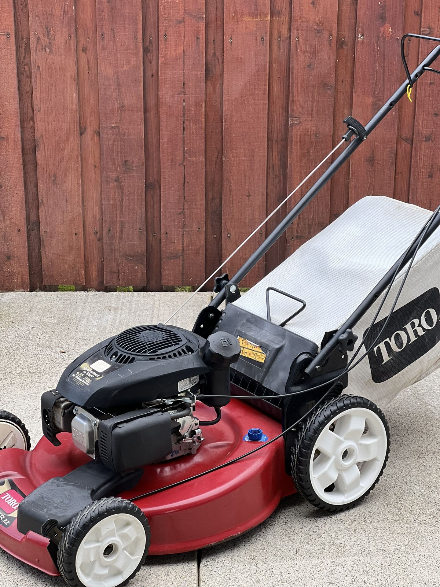 Toro 6.75 High Wheel Self Propelled Lawn Mower