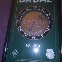 Skoal Tobacco Vintage Picture frame Clock