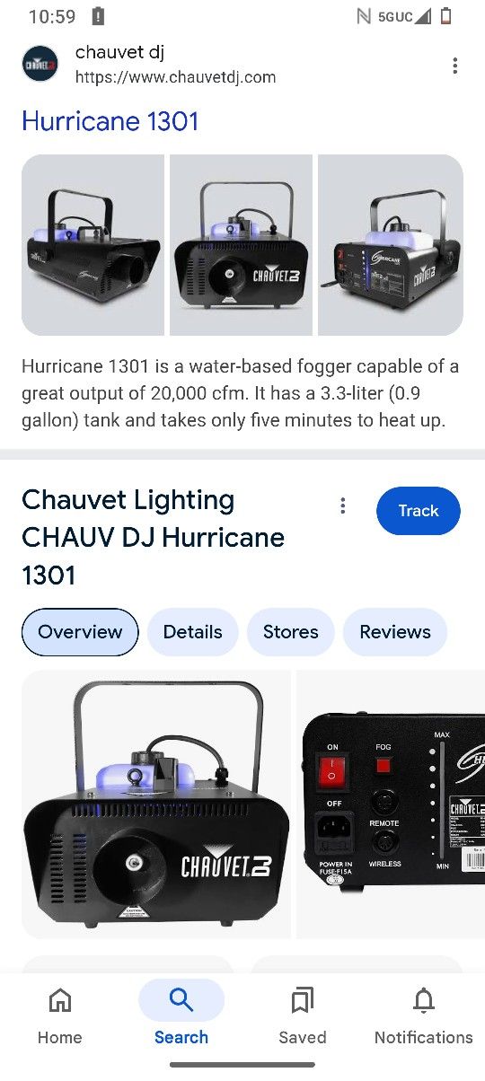 Chauvet Dj Hurricane 1301