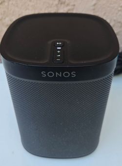 Sonos Model Play:1 Wireless Speaker with Power Cord - Black - TESTED ( Like New )