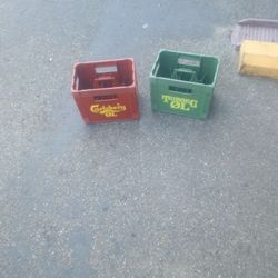 Old Beer Bottle Crates From Denmark