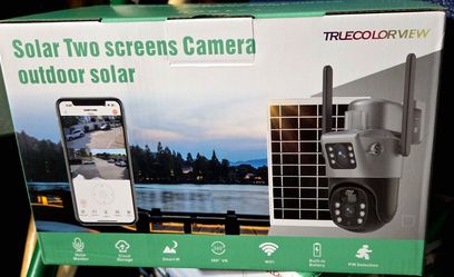 Two screen solar camera