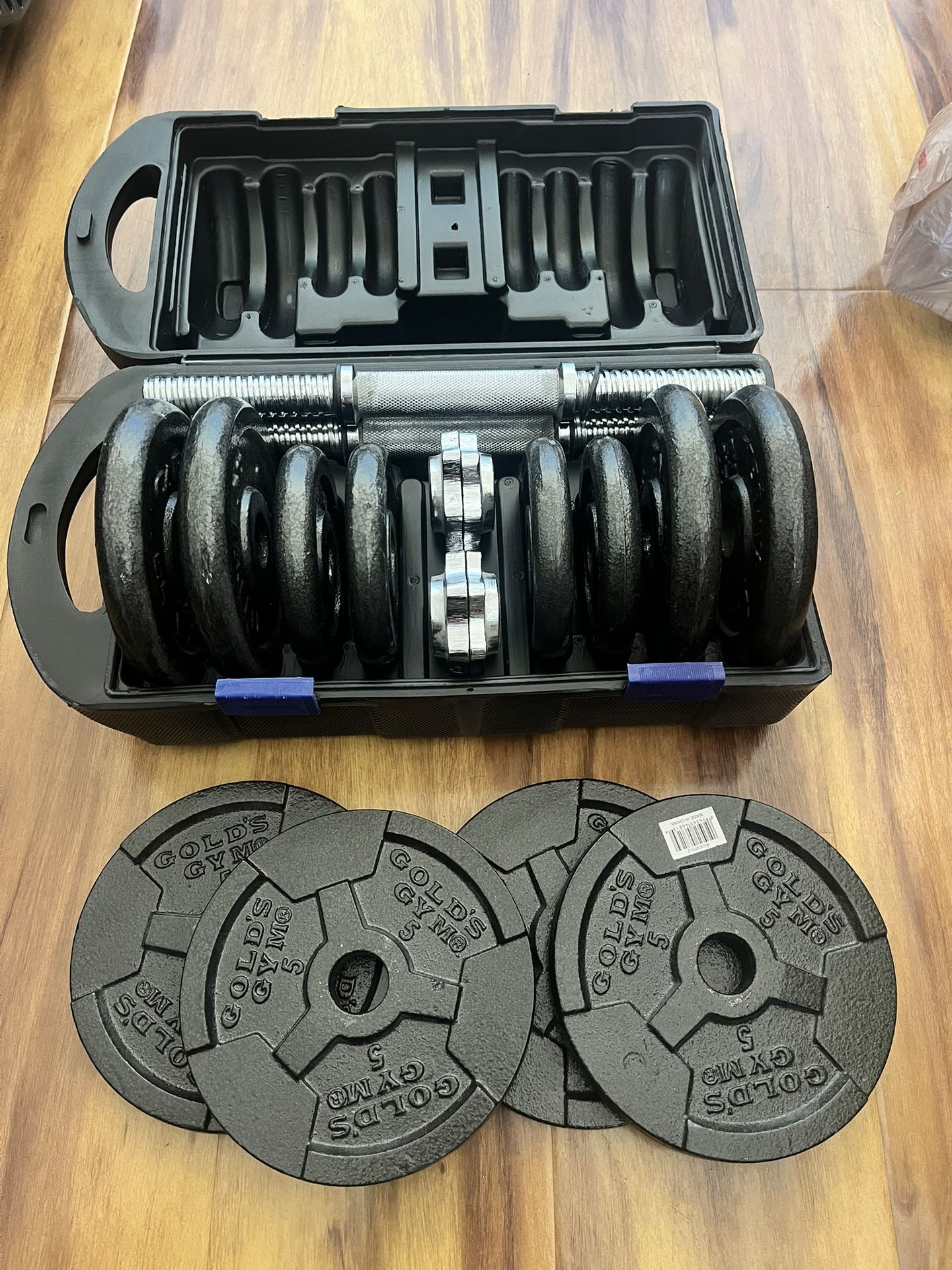 Dumbbell Set + Extra Plates