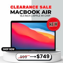 💻 MacBook Air M1 – Powerful. Portable. Now Starting at $749 or Just $1 Down! 🔥