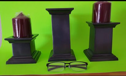 Metal candle holders