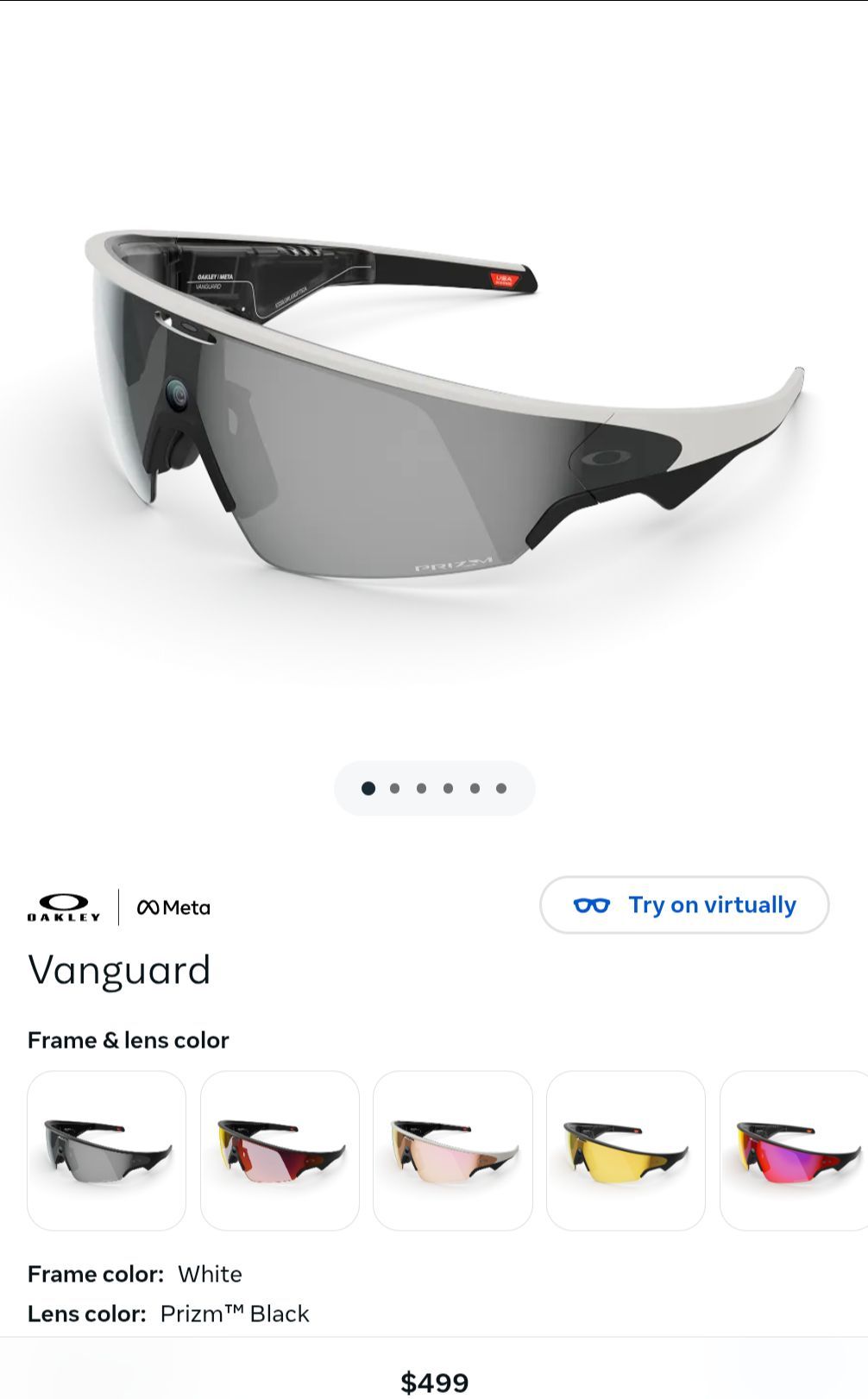 Meta Vanguard Oakleys