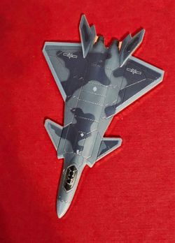 Very limited. 1 ounce 999 CU copper Su 57 Felcon Chinese jet.