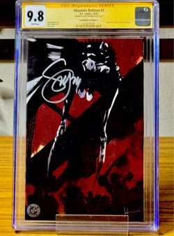 Absolute Batman #1 - SIGNED BY Scott Snyder - Jock Foil-CGC SS 9.8-1st Print