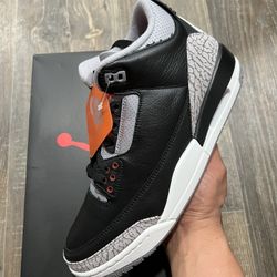 Jordan Retro 3 Black Cement 