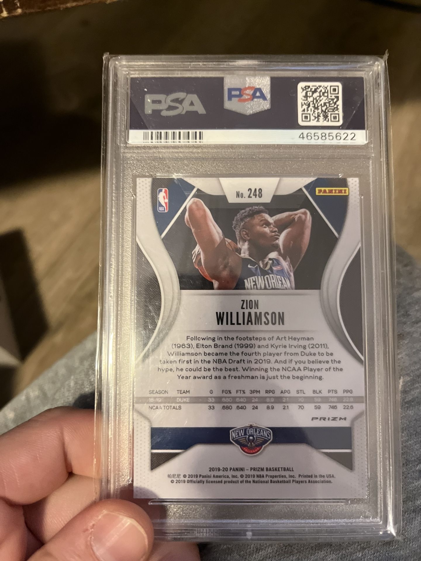 psa 10 Zion silver prizm (willing to Negotiate)