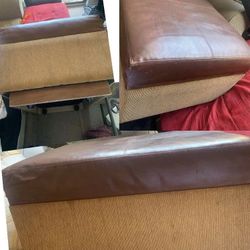 Ottoman Leather With Wheels 