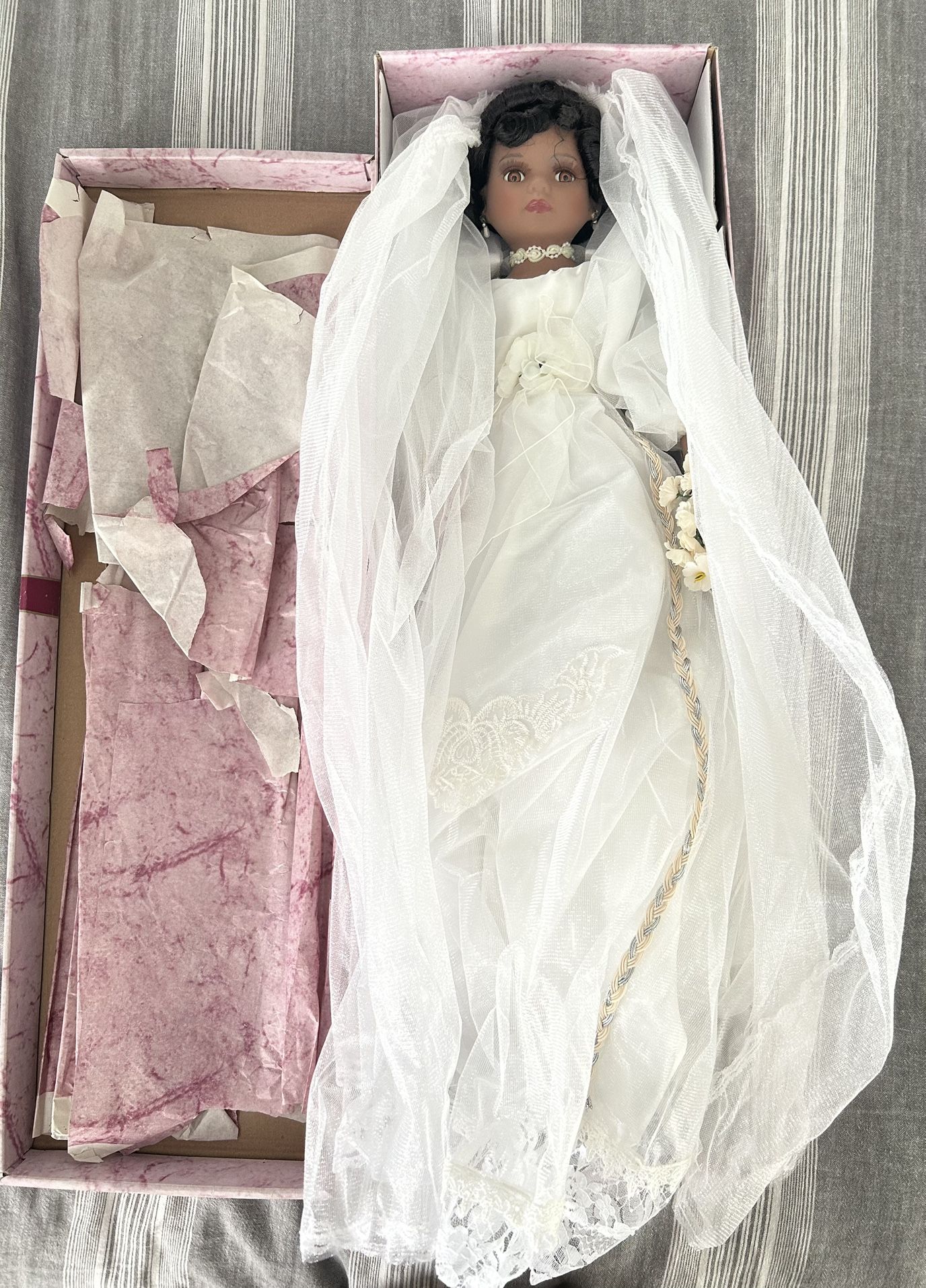 J. A. Design Crimson Collection Wedding Doll