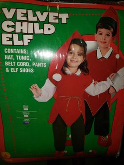 Child Elf Halloween And/Or Christmas Costume 🎃🎅