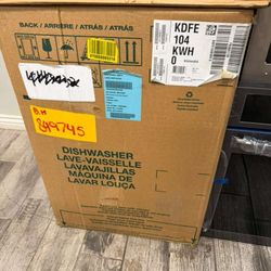 Kitchenaid white brand new in box dishwasher