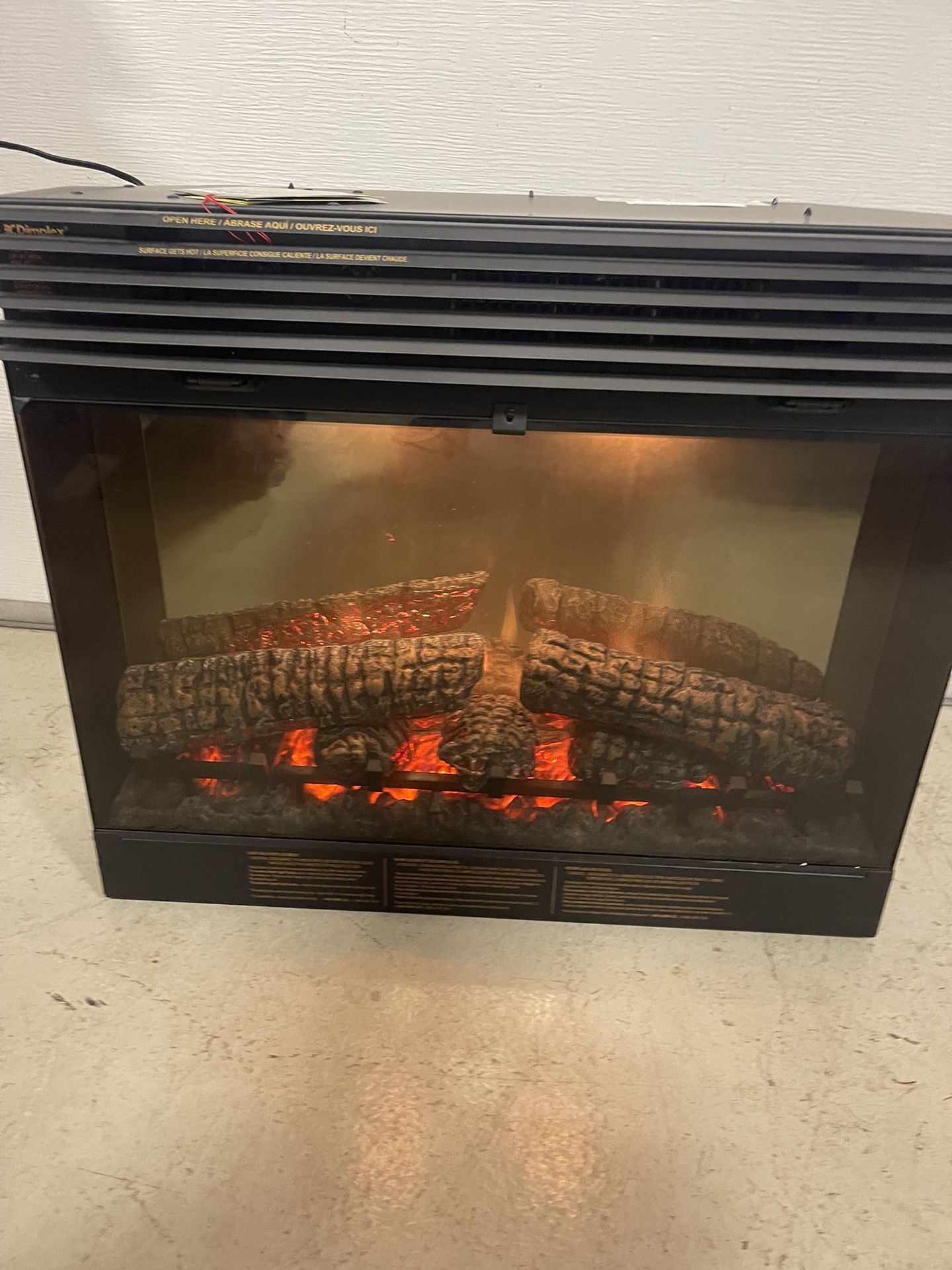 Dimplex electric fireplace