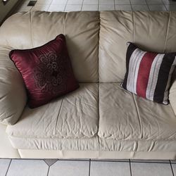 Loveseat with Pillows