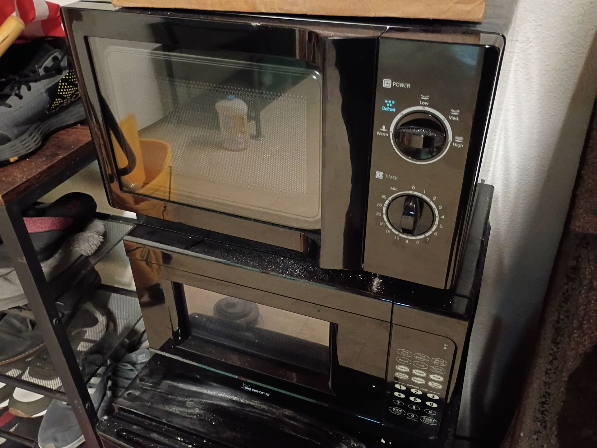 Microwaves And Mini Fridge