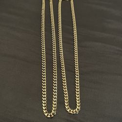 14k Gold Plated & Stainless Gold Chain