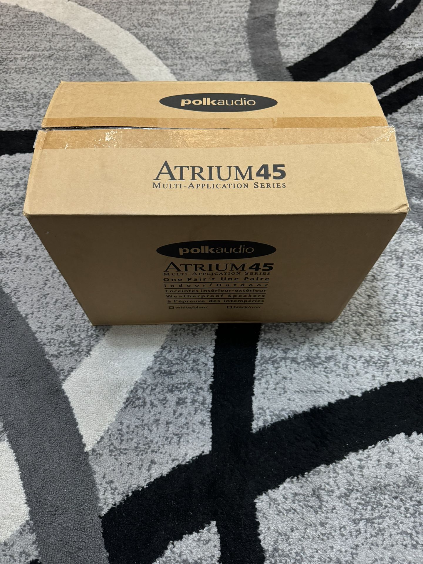 Polk Audio Atrium 45 Outdoor Speakers Pair (White) All-Weather Brand New!!