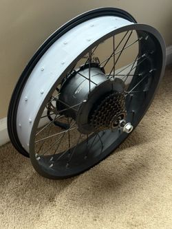 Jasion RetroVolt Pro 52V Rear Hub Motor Wheel – 2000W Peak – For Parts or Repair