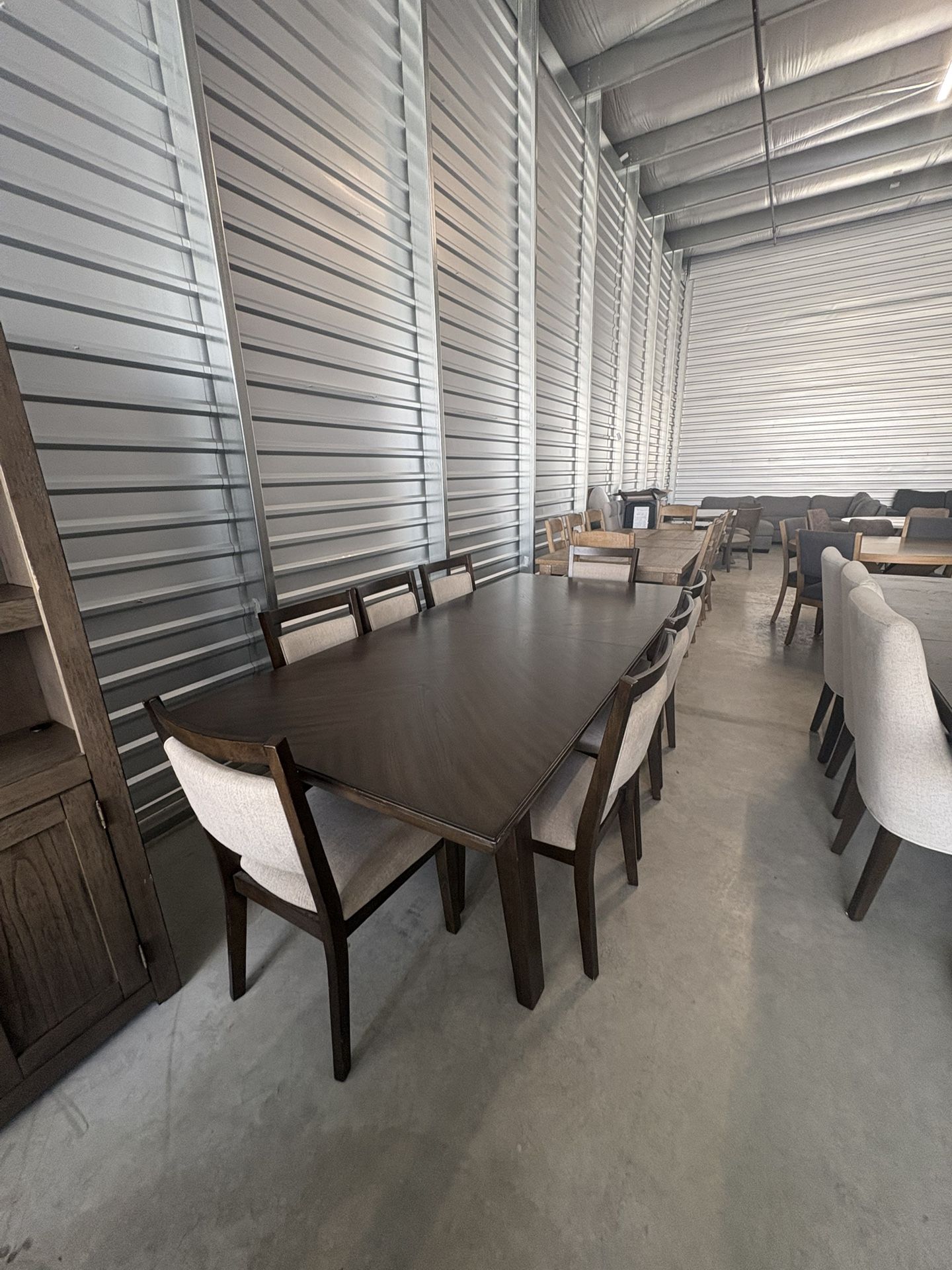 9 Pieces Dining Table 