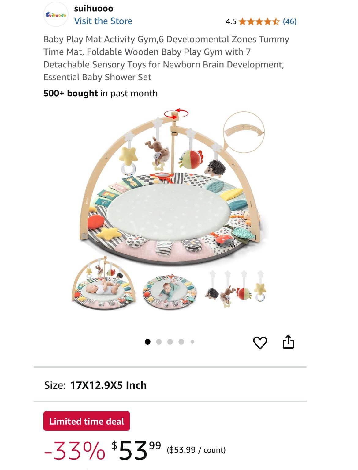 Baby Play Mat Activity Gym