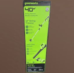 Greenworks trimmer& blower