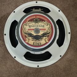 Warehouse ET 65  8 ohm 65 Watt Guitar Speaker
