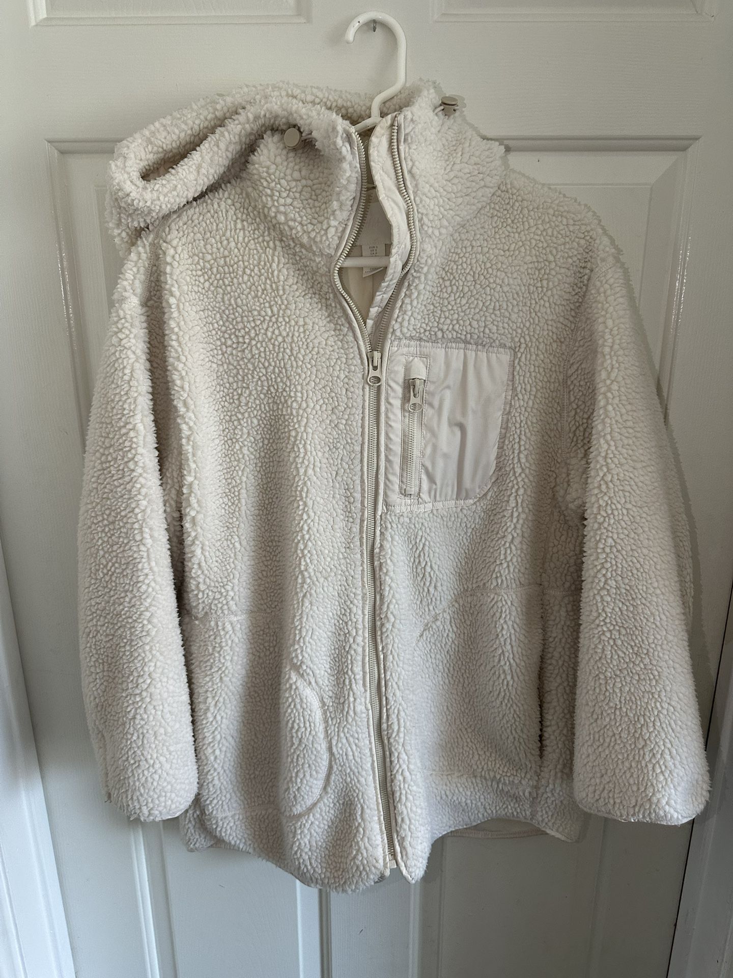 H&M Sherpa Jacket teddy oversized, Small